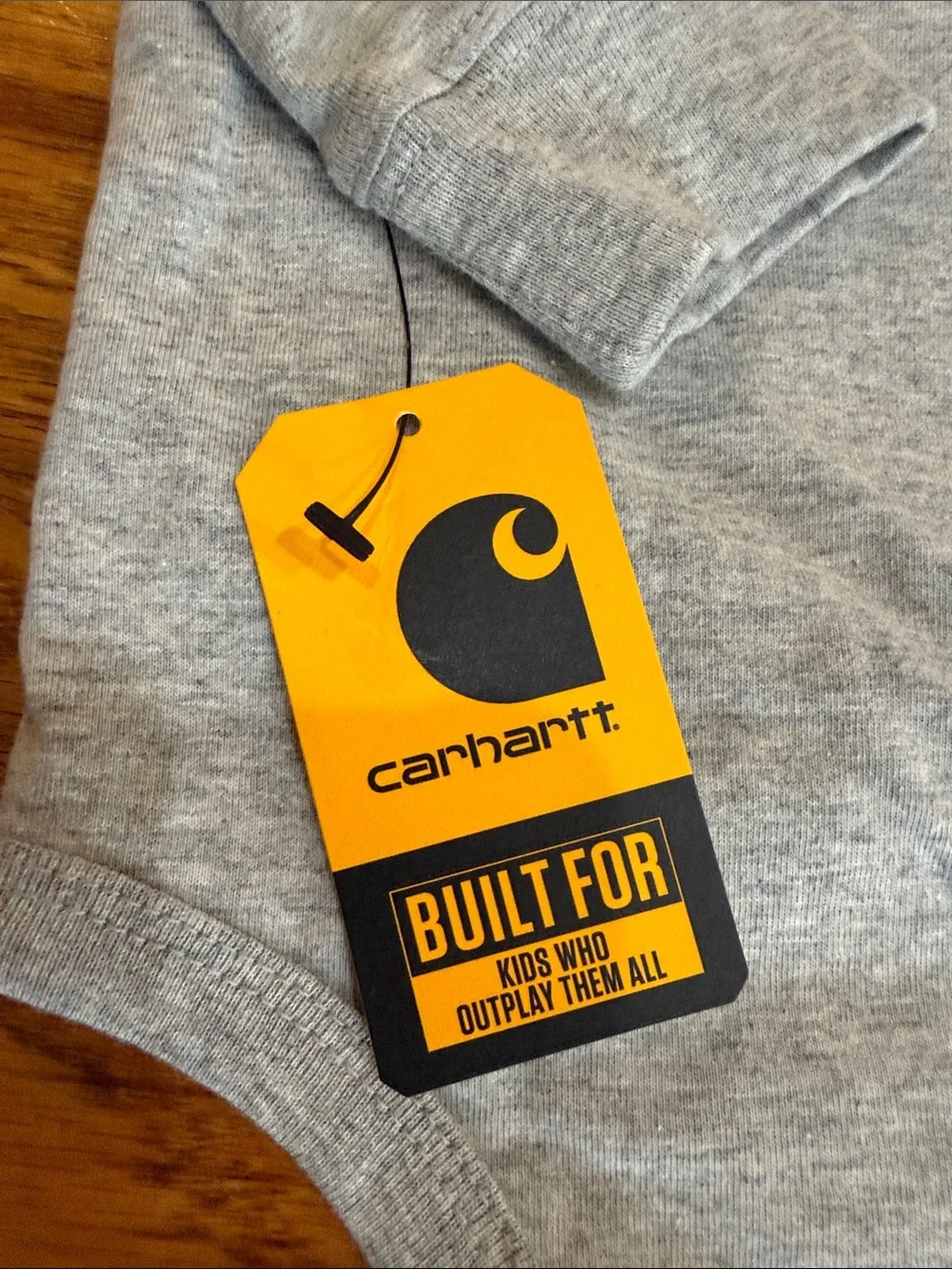 Carhartt Gray Baby Tool Belt Long Sleeve Onesie - Multiple sizes available - NWT